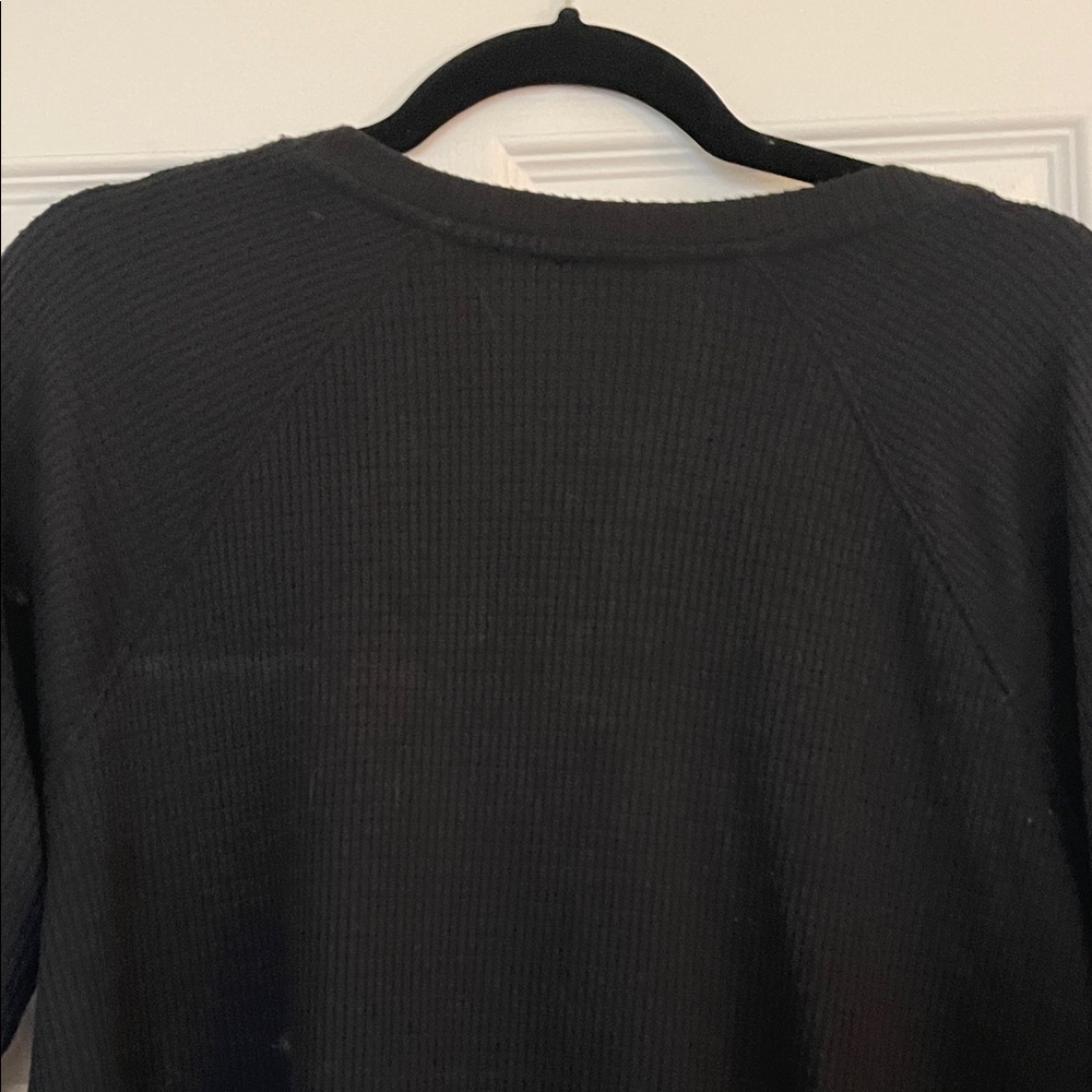 American Eagle super soft Black Ribbed Sweater - Picture 7 of 7